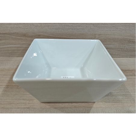 Bol carré - Porcelaine 15x15x7,4 cm - Pyros