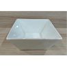 Bol carré - Porcelaine 15x15x7,4 cm - Pyros