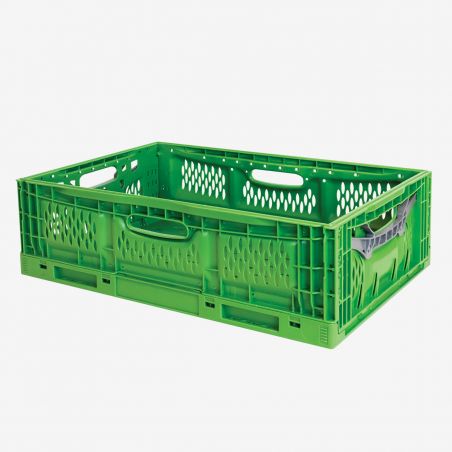 Caisse pliable empilable 35 L - 600x400x180 mm