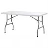 Table rectangulaire - Blanc/structure noir - Congrès
