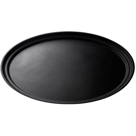 Plateau - Fibre de verre ovale 59x49 cm - Bord bas