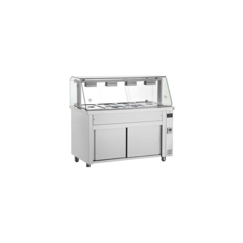 Buffet chaud - en inox - (+72 à +90°C) - INOMAK