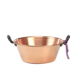 BASSINE A CONFITURES 26 CM EN CUIVRE MASSIF