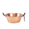 BASSINE A CONFITURES 26 CM EN CUIVRE MASSIF