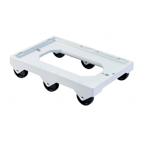 SOCLE ROULEUR 6 ROUES AXE ACIER - GILAC