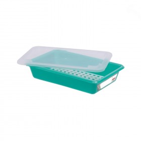 Plat à Gratin En Porcelaine Avec Couvercle En Verre Jinsongdafa - 1500 Ml, 30x21 Cm - Idéal Buffet, Fêtes, Conservation