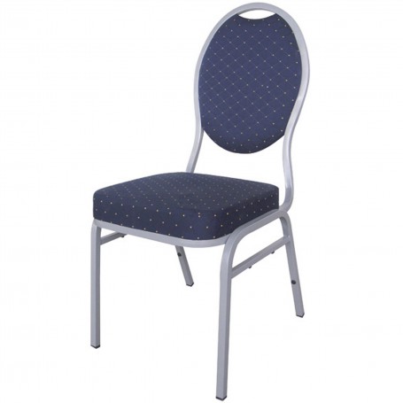 CHAISE MATIGNON BLEU lot de 5