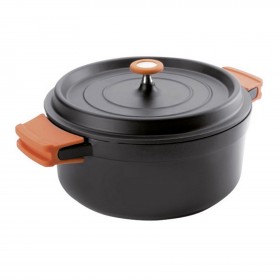 COCOTTE RONDE - FONTE D'ALUMINIUM - ø24*10cm 4.2L