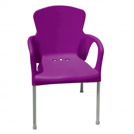 CHAISE EVA COULEUR COQUE POURPRE