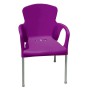 CHAISE EVA COULEUR COQUE POURPRE