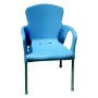 CHAISE EVA DE COULEUR COQUE BLEUE
