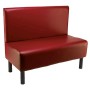 BANQUETTE LISBONNE ROUGE lot de 2