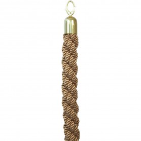 Corde pour poteaux - Naturel - Laiton brillant (or)