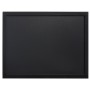Ardoise murale rectangulaire Woody - 60 x 80 cm - noir