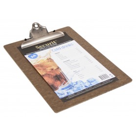 Protège menu Clipboard - Porte menus A4 - 23x33 cm