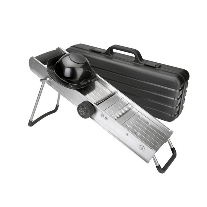MANDOLINE EN INOX AVEC MALETTE