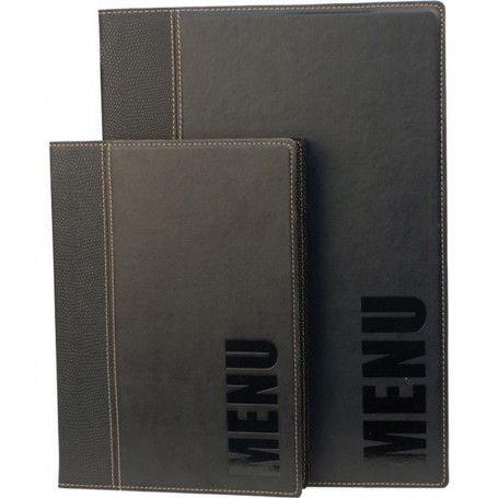 Tendance - "Menu" Noir - Format A4