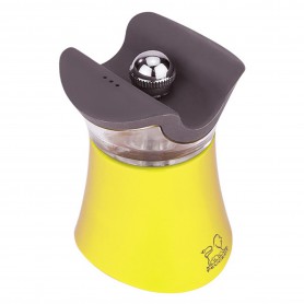 SALIERE ET MOULIN A POIVRE PEP'S 2 EN 1 - JAUNE 8 CM - PEUGEOT