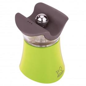 SALIERE ET MOULIN A POIVRE PEP'S 2 EN 1 - VERT 8 CM - PEUGEOT