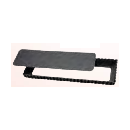 MOULE A TARTE RECTANGULAIRE 35*11*2.5cm CANNELEE