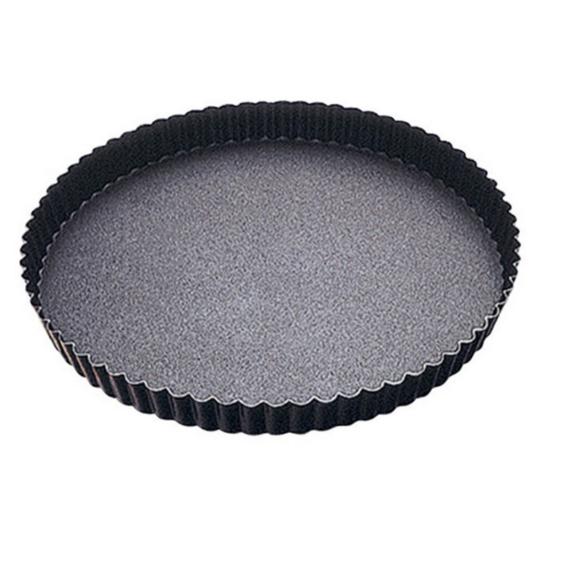 TOURTIERE RONDE CANNELEE ANTI-ADHESIVE D28cm