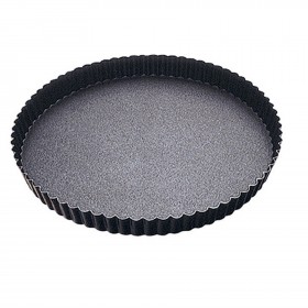 TOURTIERE CANNELEE A FOND MOBILE D 240mm GOBEL