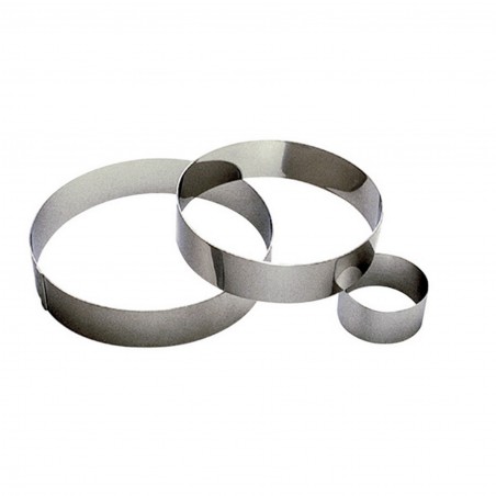 CERCLE A MOUSSE INOX ø7.5*4 cm