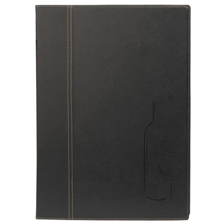 Tendance - Carte des boissons Noir - Format A4