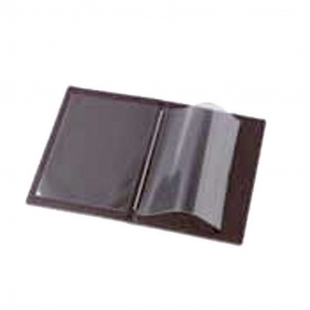 Intercalaire double transparent (lot de 10) - Pour format A4 - Pour protège menu Rio, Liège et Tendance