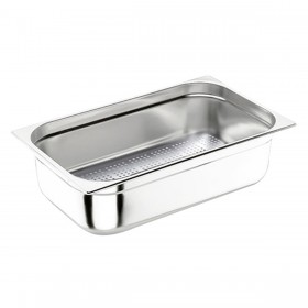 BAC GASTRO INOX GN1/1 PERFORE HT 100mm
