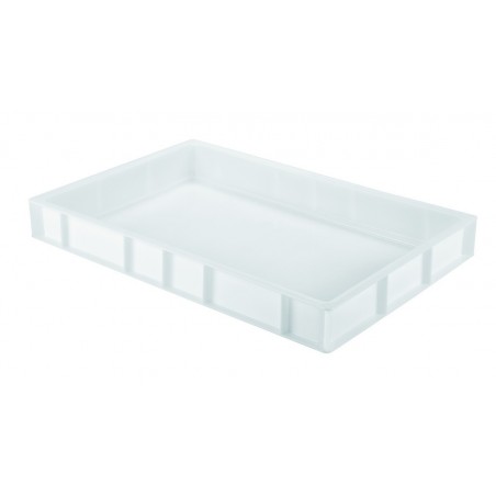 CAISSE A PATONS PLEINE 600*400*80mm 14L BLANC - GILAC