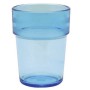 24 GOBELETS 16CL COPOLYESTER BLEU LAGON PLASTOREX