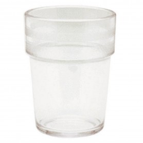 24 GOBELETS 16CL COPOLYESTER CRISTAL PLASTOREX