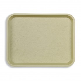 Plateau Fast Food 26x36 cm - Couleur Sable- Lot de 45 - Platex