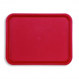 Plateau Fast Food 26x36 cm - Couleur rouge- Lot de 45 - Platex