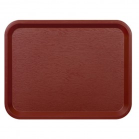 Plateau Fast Food 26x36 cm - Couleur Marron- Lot de 45 - Platex