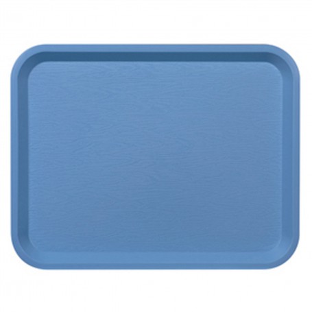 Plateau Fast Food 26x36 cm - Couleur bleu ciel - Lot de 45 - Platex