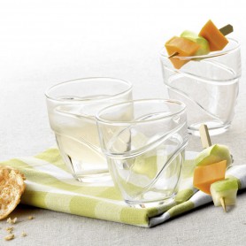 WAVE TRANSPARENT 72 GOBELETS 16 CL