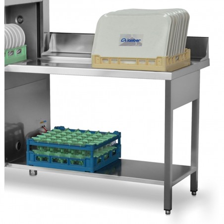 TABLE D'ENTREE SORTIE LISSE pour lave vaisselle 015/24L-dy - LAMBER