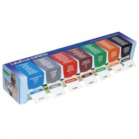 Distributeur étiquettes LabelFresh express 7 jours - 70x45 mm LOT DE 250