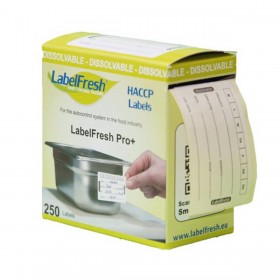 Étiquette  LabelFresh hydrosoluble 7 jours - 70x45 mm - boîte de 250 étiquettes