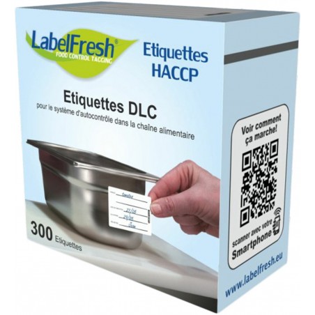 Étiquette DLC 300 LabelFresh labels pro - 70x45 mm