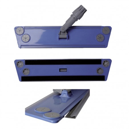 Balai trapèze ABS avec bandes velcro 40 cm
