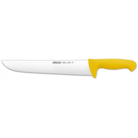 COUTEAU DE BOUCHER 25 cm - Manche Jaune - ARCOS