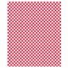 Papier alimentaire - Carreaux rouge/blanc - 31*31cm - Lot de 1000