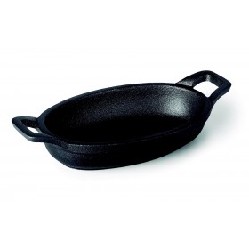 FAITOUT OVALE EN FONTE D'ACIER 21,7*15 cm