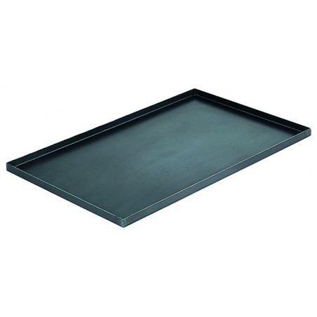 Plaque bords droits tôle d'acier - 600x400 mm
