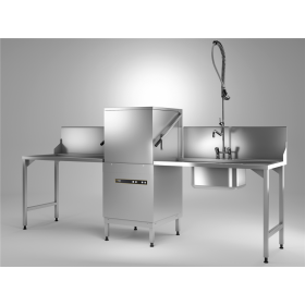 LAVE VAISSELLE A CAPOT H604S-12A avec pompe de vidange