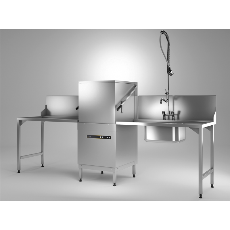 LAVE VAISSELLE A CAPOT H604S-12A avec pompe de vidange LAVE VAISSELLE A CAPOT H604S-12A avec pompe de vidange