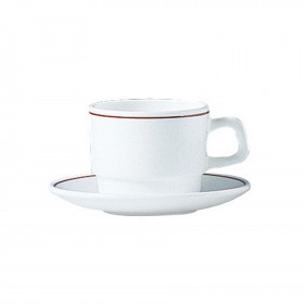 36 SOUS-TASSE A DEJEUNER Diam. 15.3cm RESTAURANT FILET BORDEAUX - ARCOROC